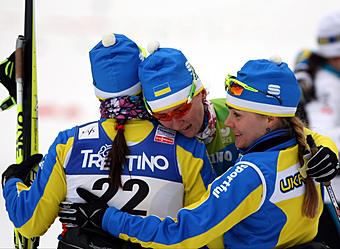 Українські лижниці - переможниці Універсіади 2013