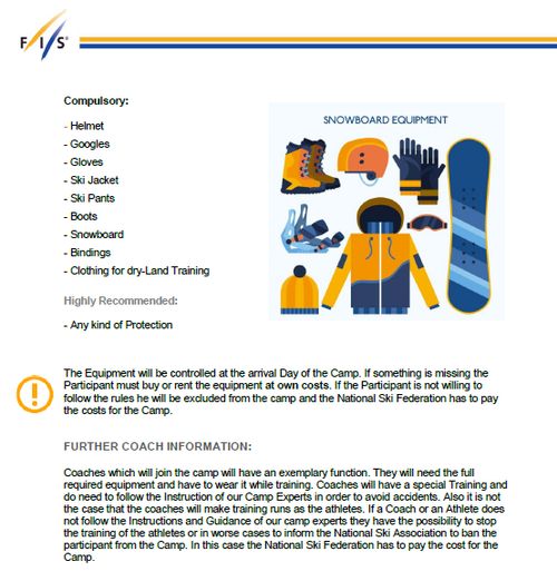 FIS Equipment Description